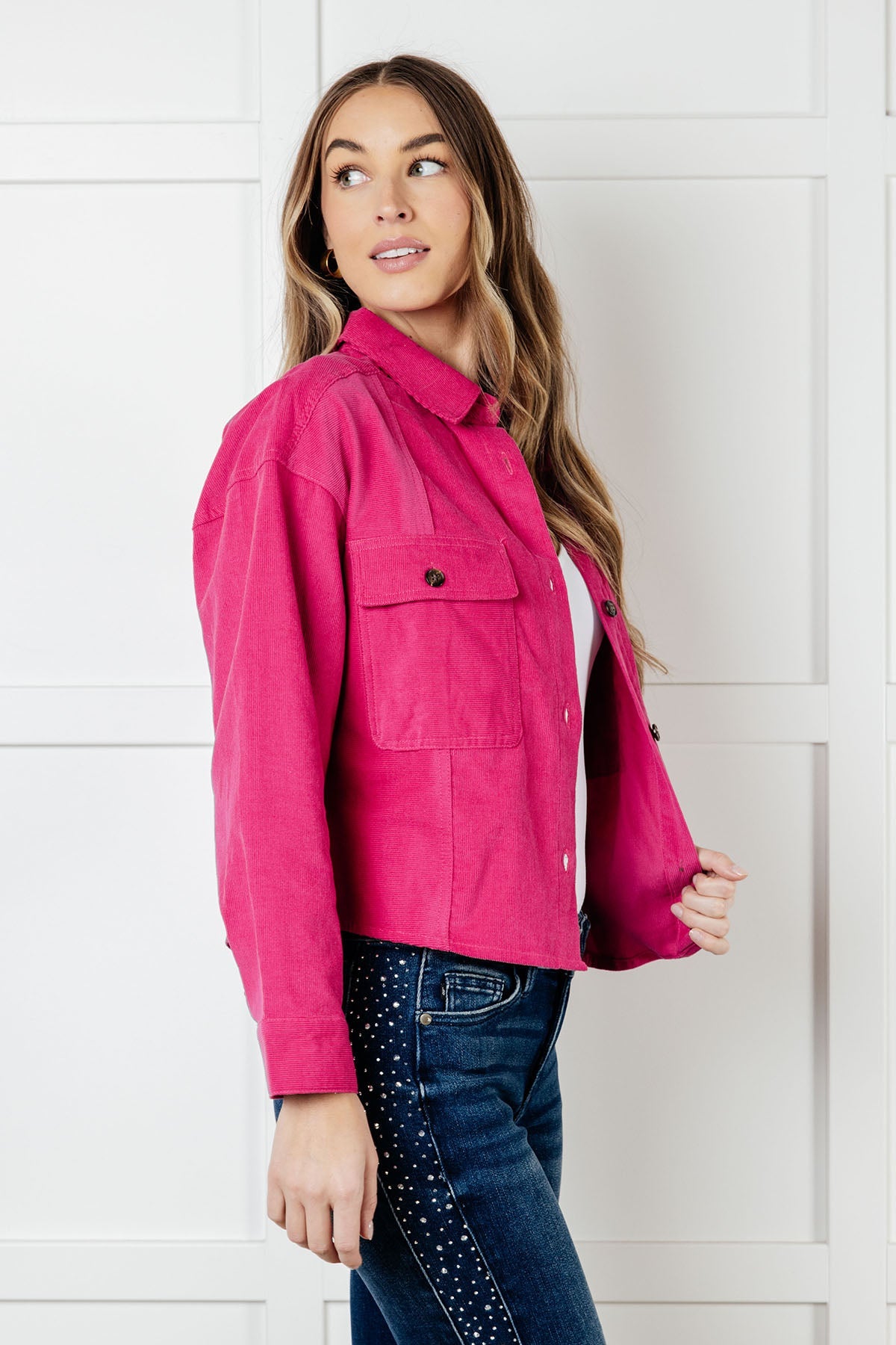 Rosy Radiance Statement Jacket